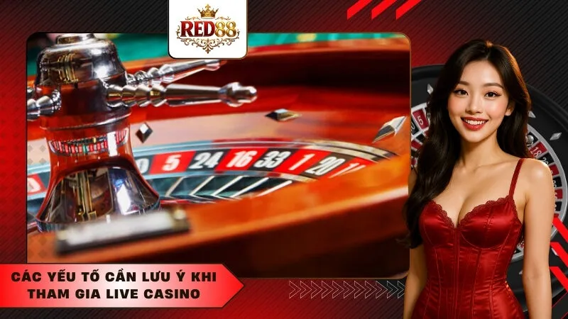 Các yếu tố cần lưu ý khi tham gia live casino