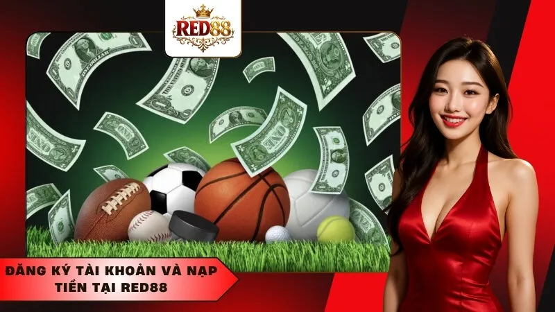 Đăng ký tài khoản và nạp tiền tại Red88